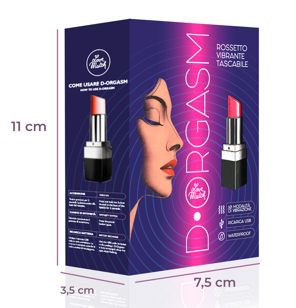 Love Match D-Orgasm - rossetto vibratore